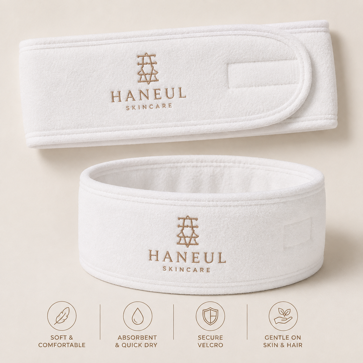 complimentary HANEUL skincare headband